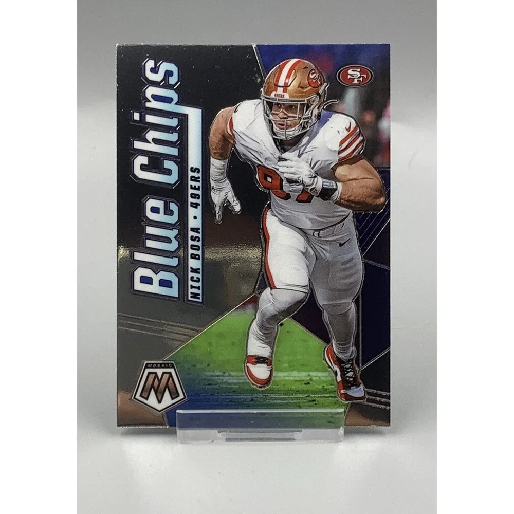 2020‎ Panini Mosaic NICK BOSA San Francisco 49ers BLUE CHIPS INSERT
